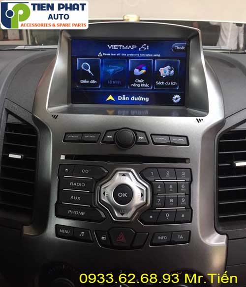 dvd chay android  cho Ford Ranger 2016 tai Huyen Can Gio